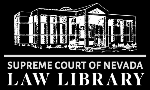 Supreme Court of Nevada logo primary negative