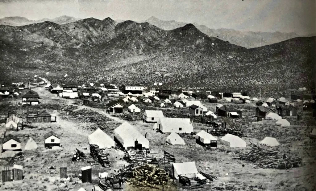 The Wonder mining camp, Nevada 1907.