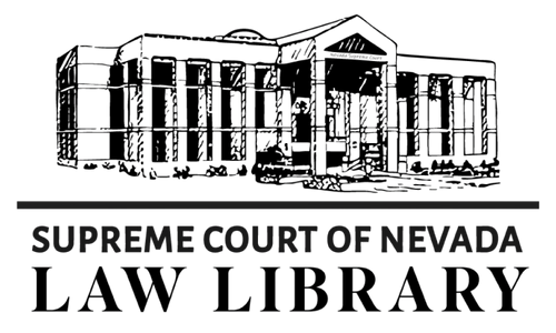 Supreme Court of Nevada logo in black and white