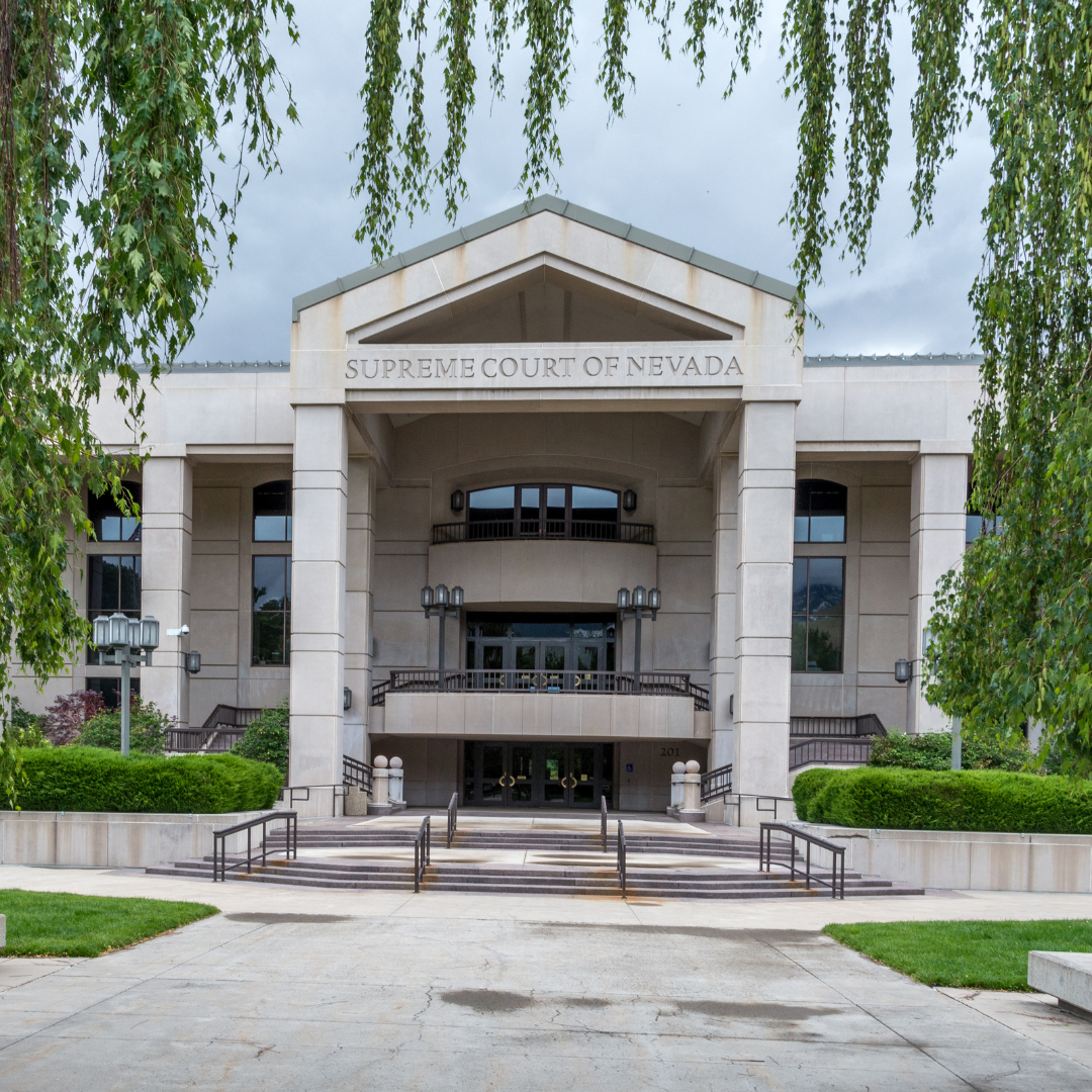 The Supreme Court of Nevada building in Carson City