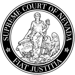 Supreme Court of Nevada Seal Black and White